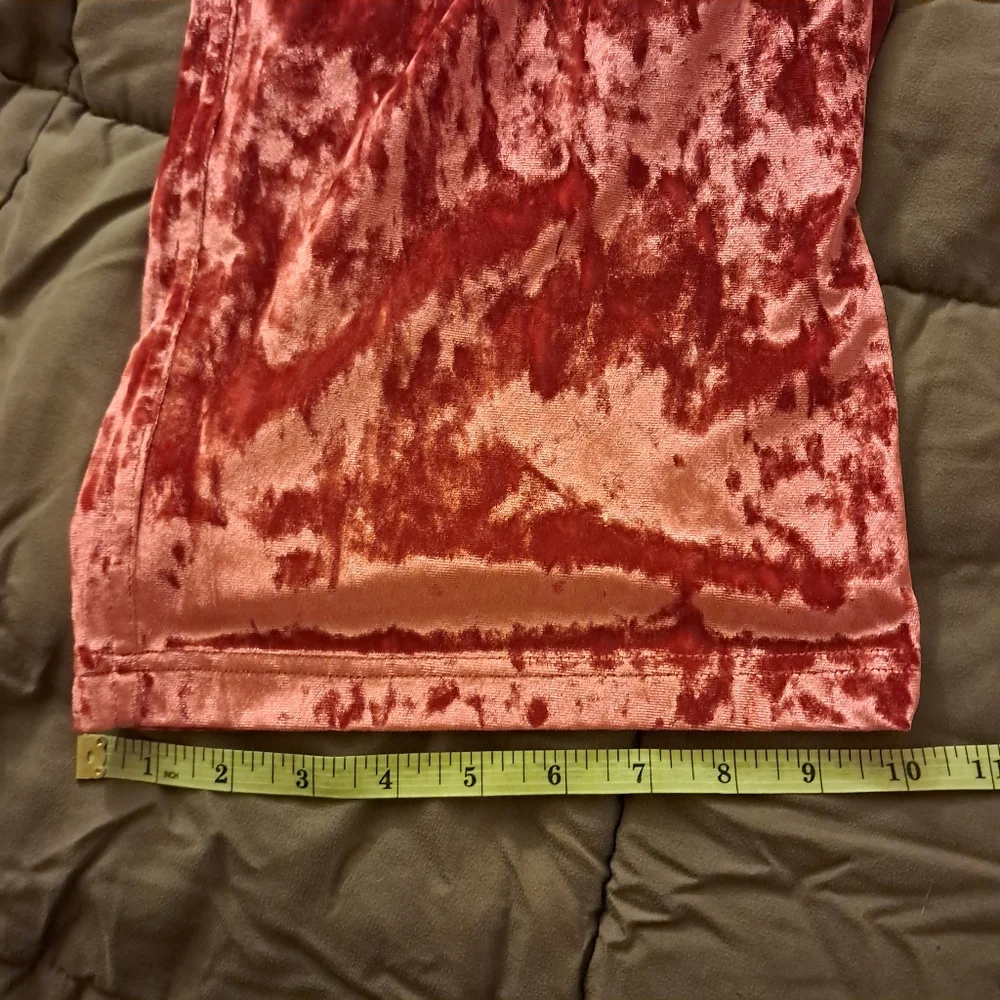 Fabletics Crushed Velvet Pants M Jacket Large Set Go To Wide Leg Strawberry Red